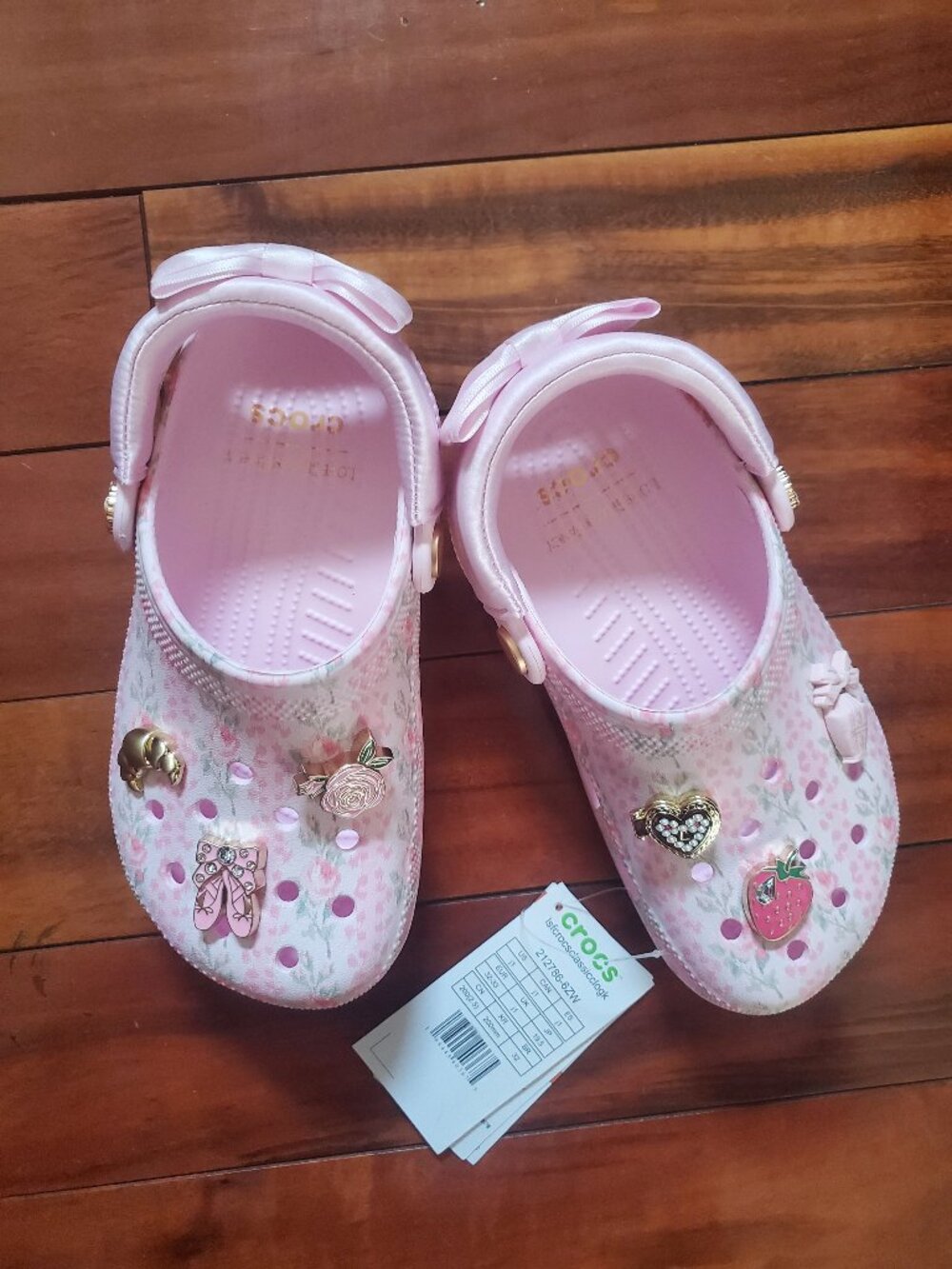 Crocs x Love Shack Fancy size J1 NWT